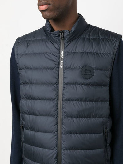 Gilet Imbottito Con Patch Logo
