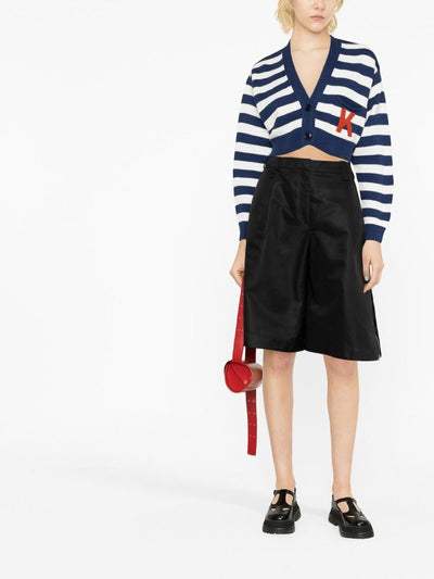 Cardigan Corto A Righe