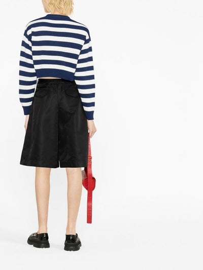 Cardigan Corto A Righe