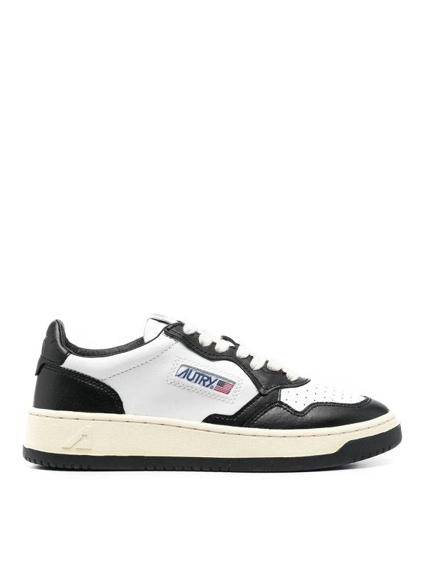 Sneakers In Pelle Con Logo