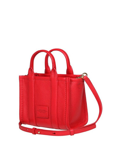 Borsa Micro In Pelle Con Logo E Manici