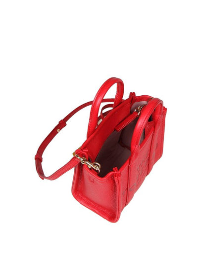 Borsa Micro In Pelle Con Logo E Manici