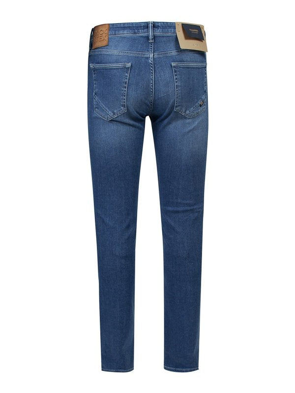 Jeans Slim Fit In Cotone Elasticizzato