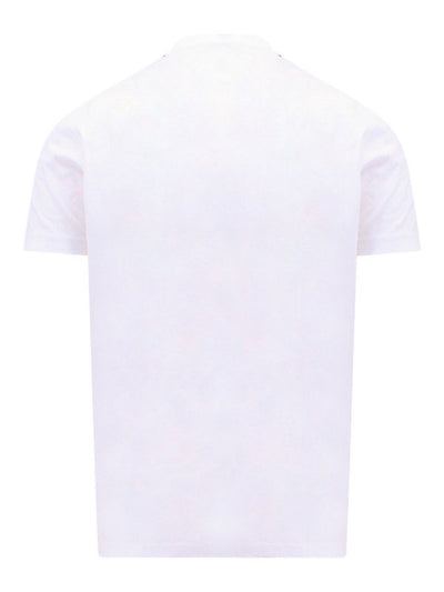 T-shirt In Cotone Con Logo Frontale