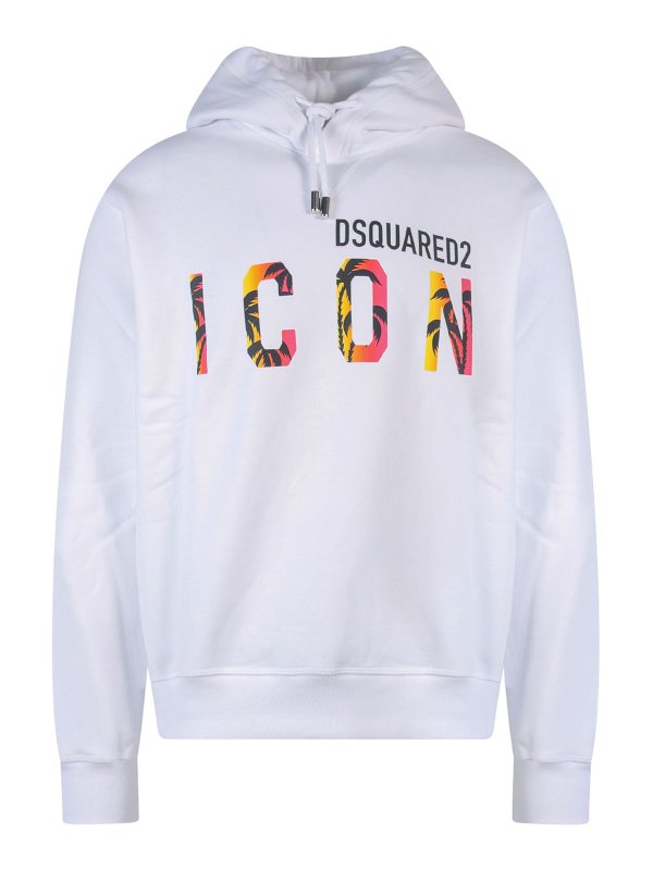 Felpa In Cotone Con Logo Frontale