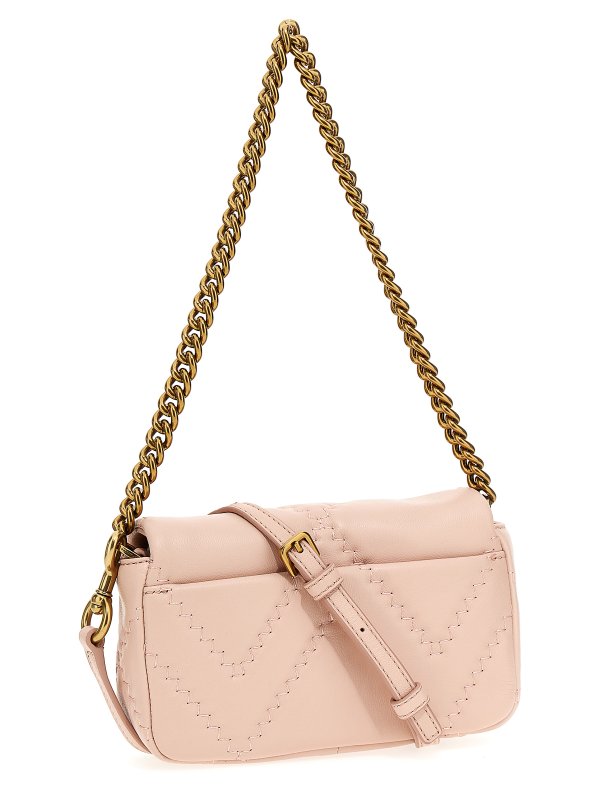 Borsa Ricamata Con Logo