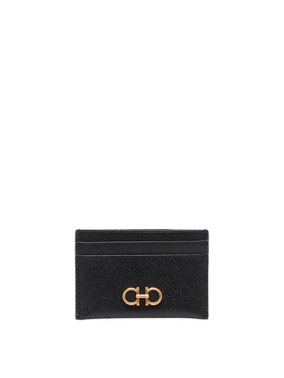Porta Carte Di Credito In Pelle Gancini