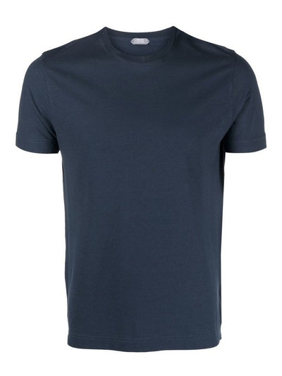 T-shirt Girocollo In Cotone