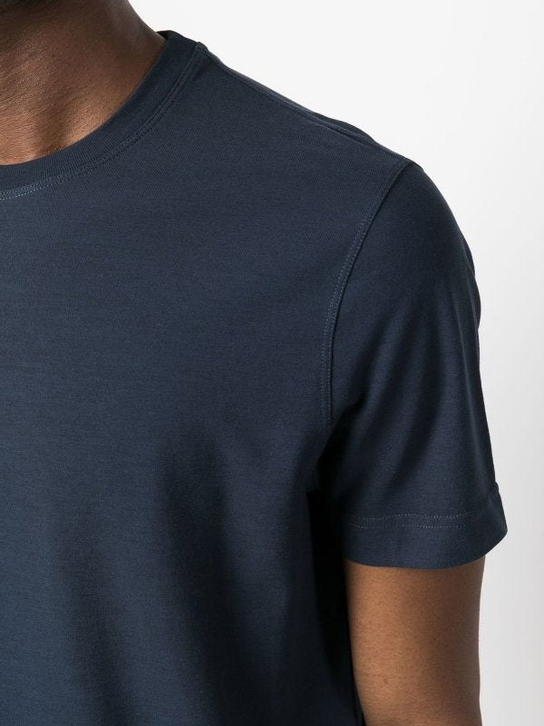 T-shirt Girocollo In Cotone