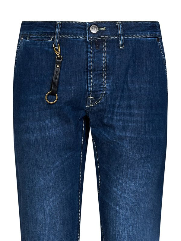Jeans Slim Fit Blu Medio