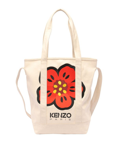 Borsa Tote Con Fiore Boke