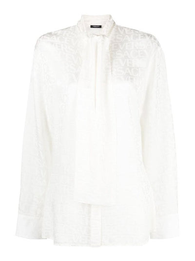 Blusa Versace Jacquard All Over