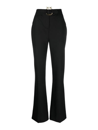 Pantaloni Svasati Con Fibbie