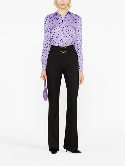 Pantaloni Svasati Con Fibbie