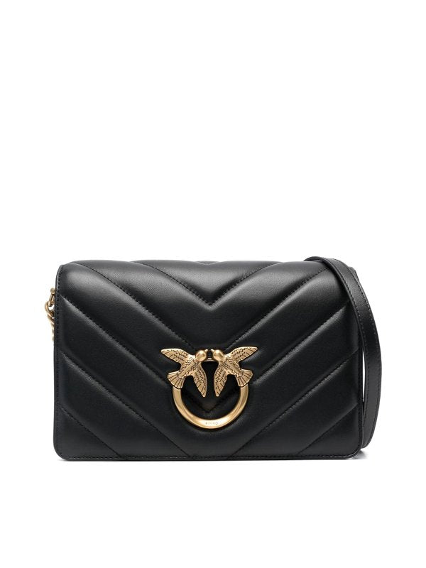 Borsa A Tracolla Love In Pelle Trapuntata