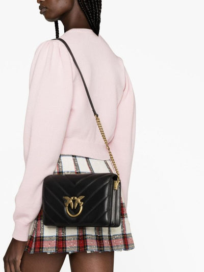 Borsa A Tracolla Love In Pelle Trapuntata