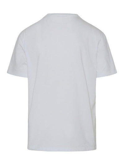 T-shirt In Cotone Bianco