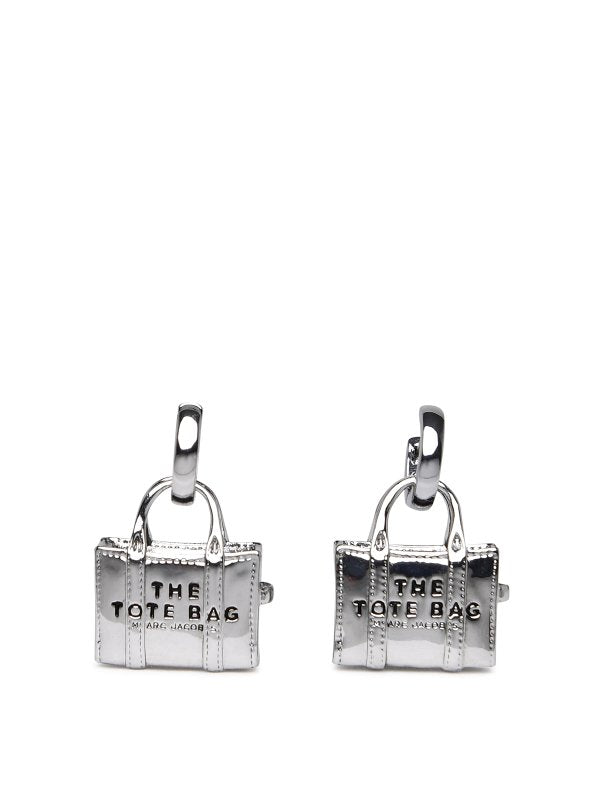 Borsa Tote Orecchini In Ottone Argento