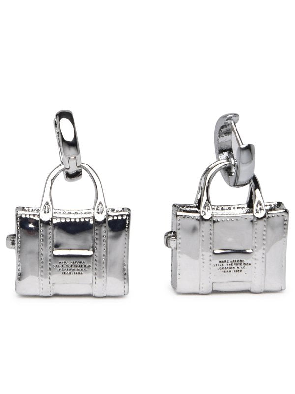 Borsa Tote Orecchini In Ottone Argento