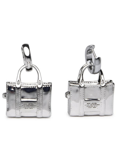 Borsa Tote Orecchini In Ottone Argento
