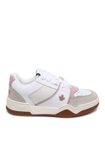 Sneaker Spiker In Pelle Bianca