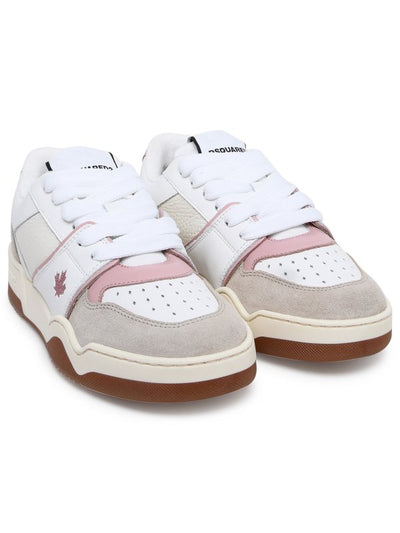 Sneaker Spiker In Pelle Bianca