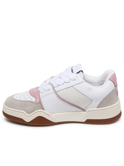 Sneaker Spiker In Pelle Bianca