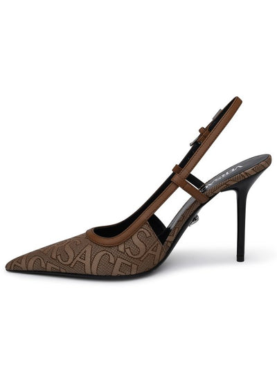 Slinback In Misto Cotone Marrone