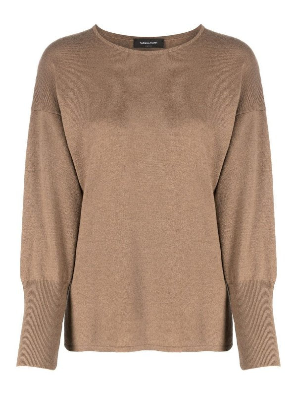 Maglia In Misto Lana E Seta
