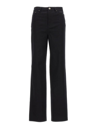 Jeans Twill A Vita Alta