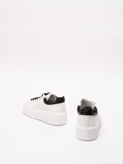 Sneaker In Pelle `h Stripes`
