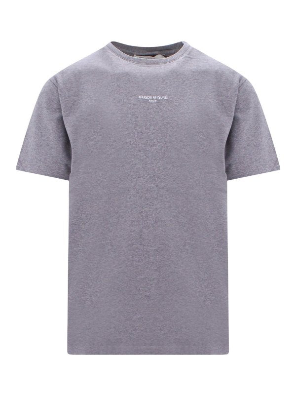 T-shirt In Cotone Con Logo Ricamato
