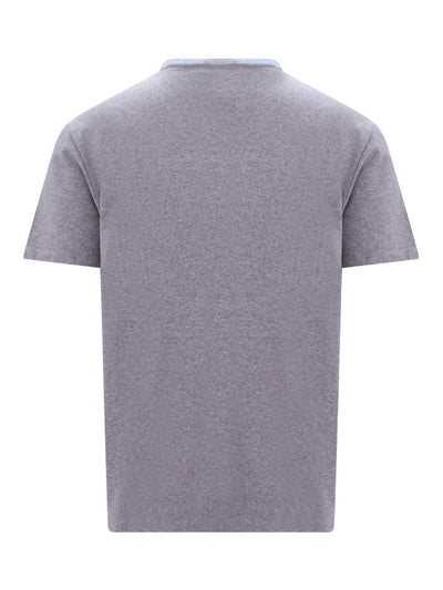 T-shirt In Cotone Con Logo Ricamato