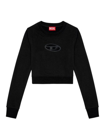Girocollo Corto In Misto Cotone Con Logo