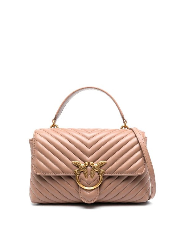 Borsa `classic Lady Love Puff Chevron`