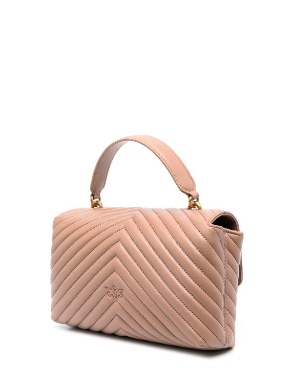 Borsa `classic Lady Love Puff Chevron`