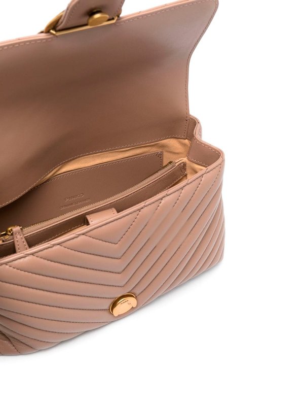 Borsa `classic Lady Love Puff Chevron`