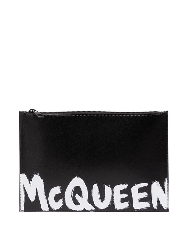 Pochette Piatta Con Zip `mcqueen Graffiti`