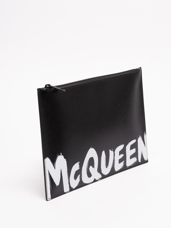 Pochette Piatta Con Zip `mcqueen Graffiti`