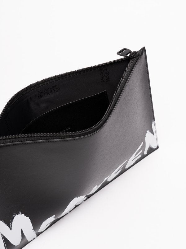 Pochette Piatta Con Zip `mcqueen Graffiti`