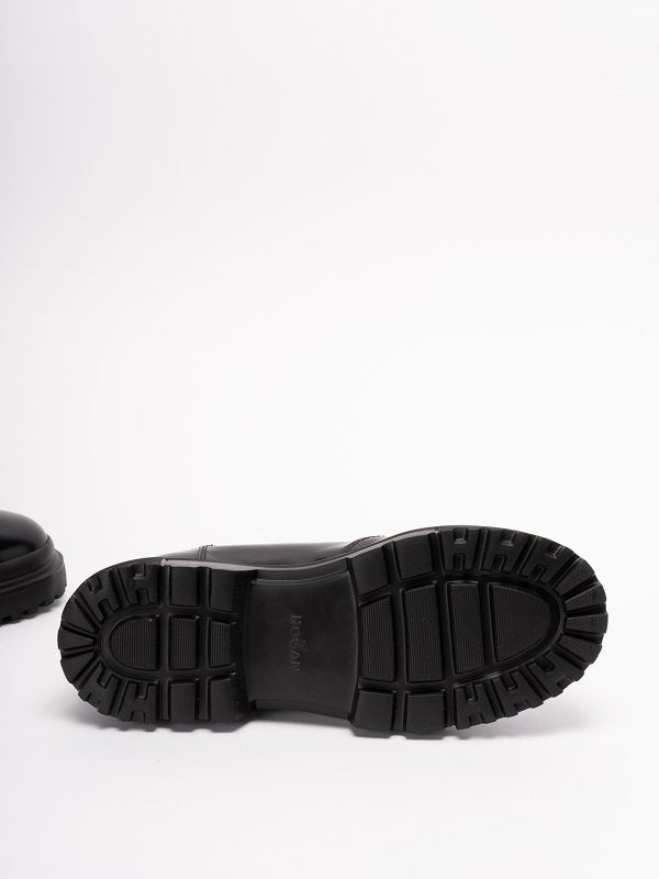 Stivali Di Pelle `h629`