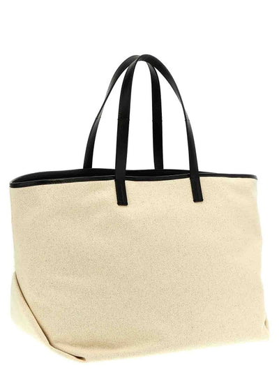 Borsa Shopping Con Ricamo Logo