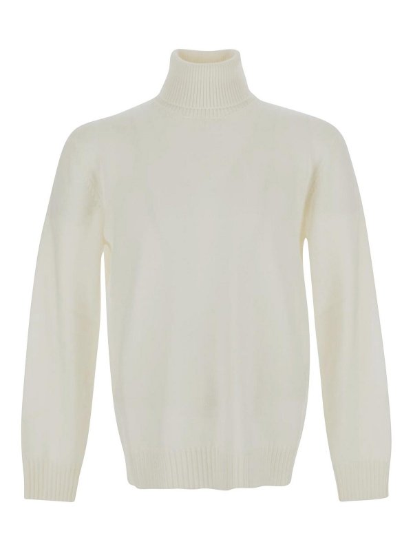 Pullover In Lana A Collo Alto