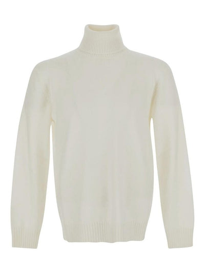 Pullover In Lana A Collo Alto