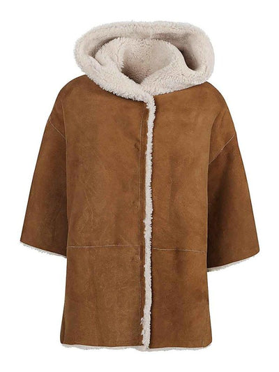 Alice Leather Cape