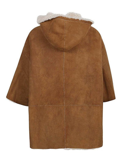 Alice Leather Cape