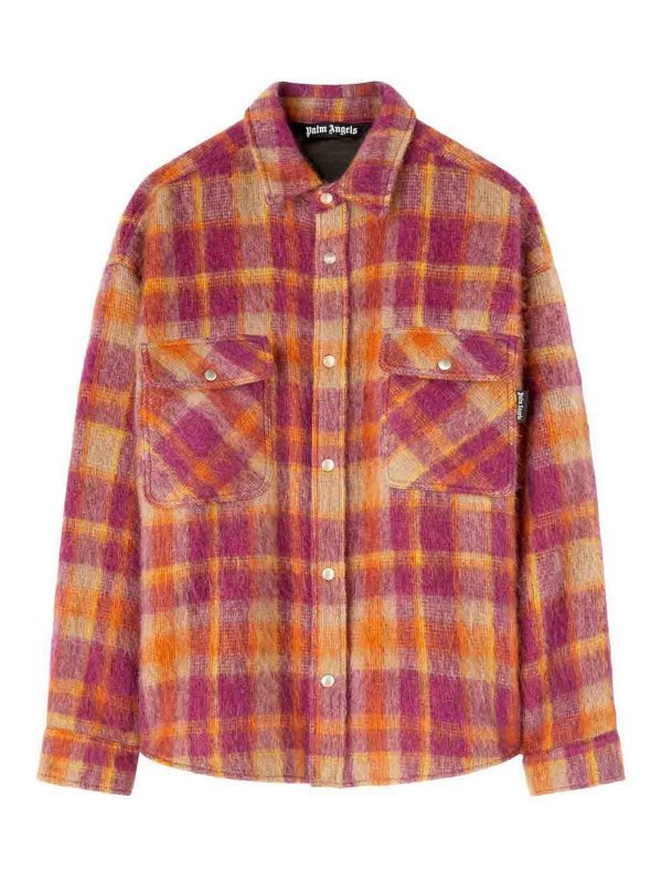 Overshirt In Lana A Quadri