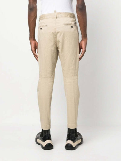 Pantaloni Chino In Cotone