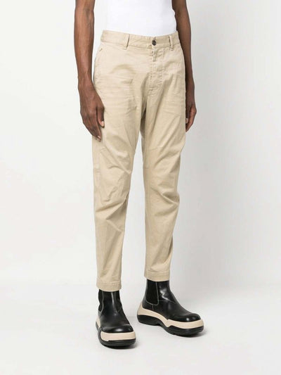 Pantaloni Chino In Cotone