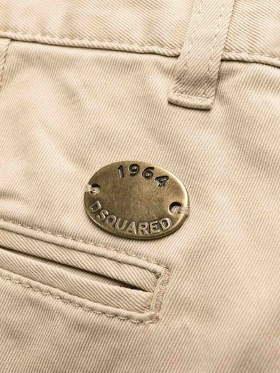 Pantaloni Chino In Cotone